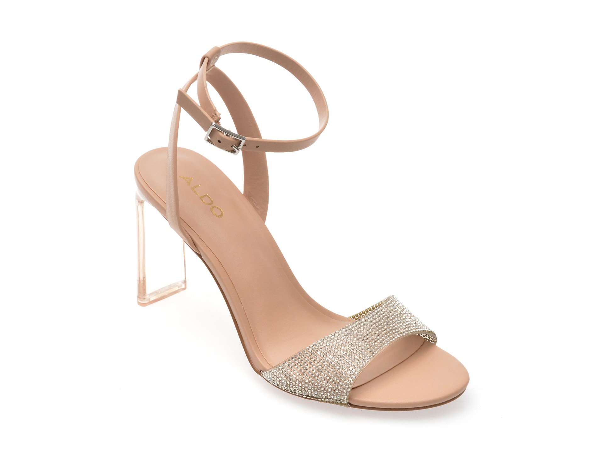 Sandale elegante ALDO nude, DYANNE 270, din piele ecologica 1 Sandale elegante ALDO nude