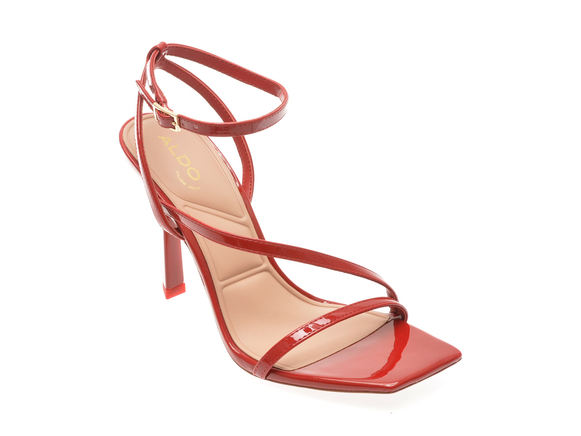 Sandale elegante ALDO rosii, 13804471, din piele ecologica 1 Sandale elegante ALDO rosii