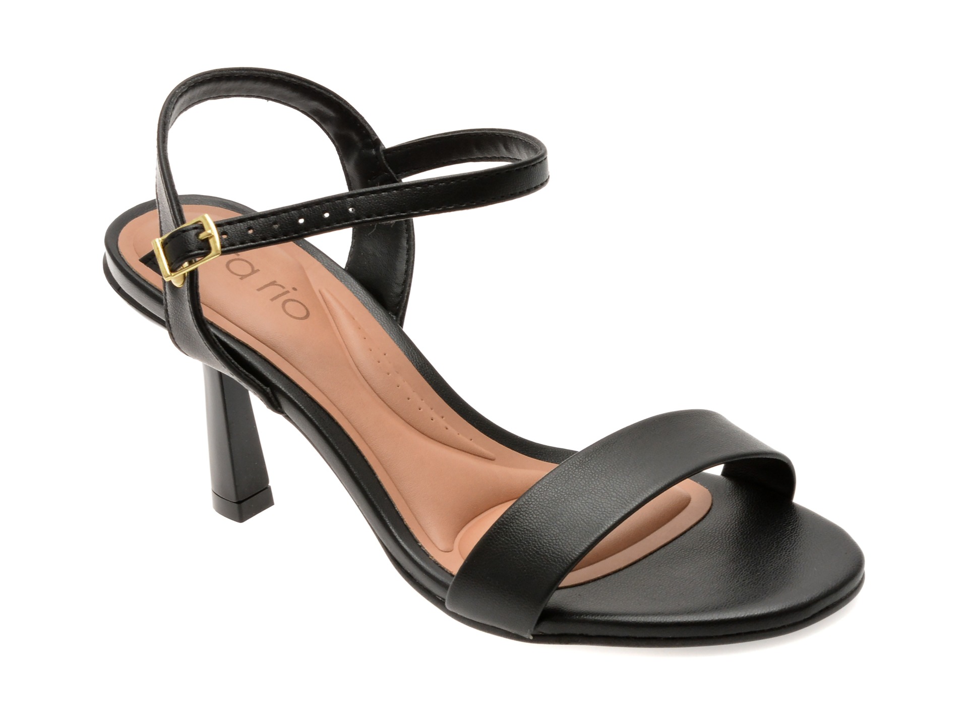 Sandale elegante BEIRA RIO negre, 8545100, din piele ecologica 1 Sandale elegante BEIRA RIO negre