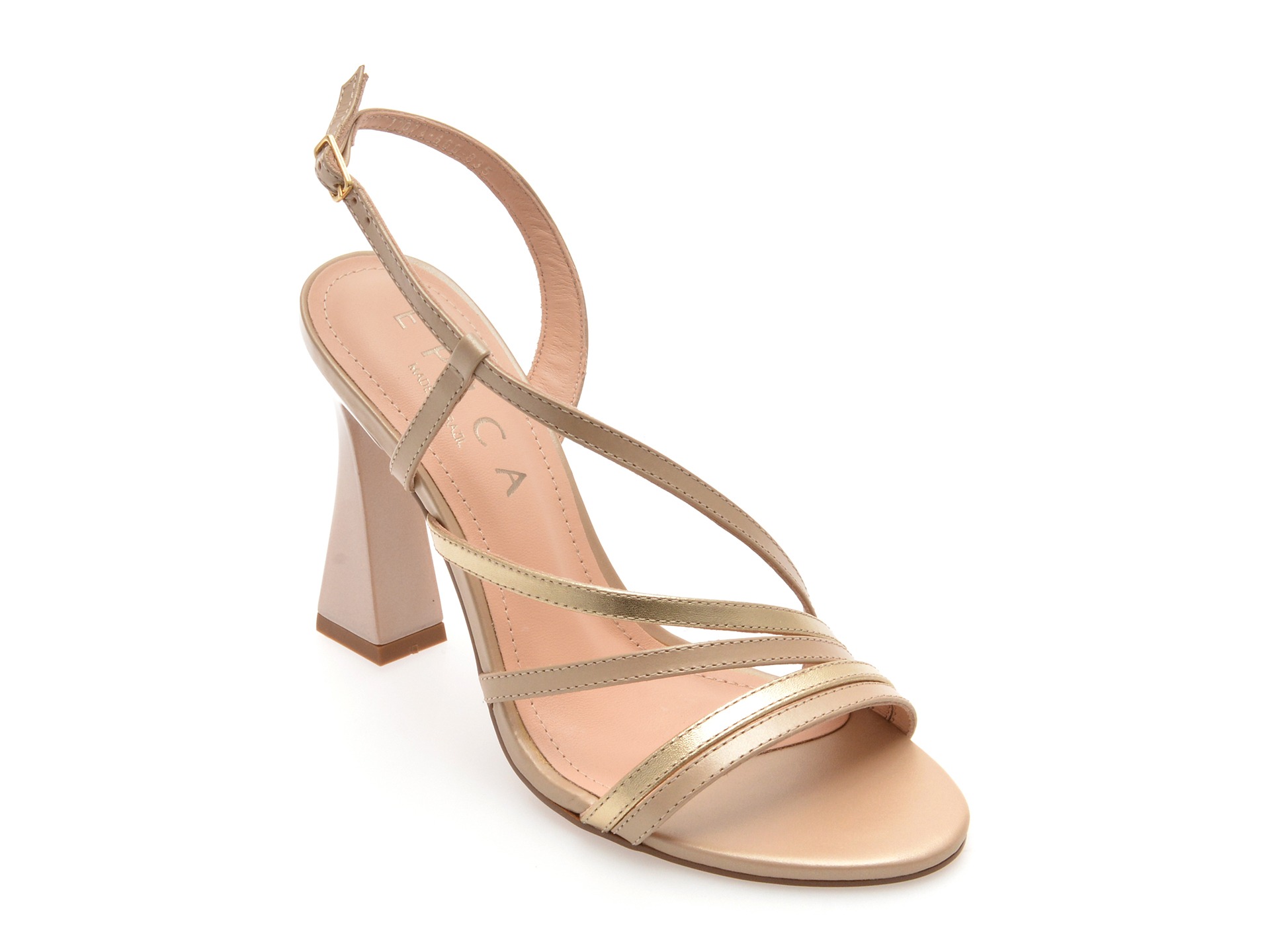 Sandale elegante EPICA nude, 1007835, din piele naturala 1 Sandale elegante EPICA nude