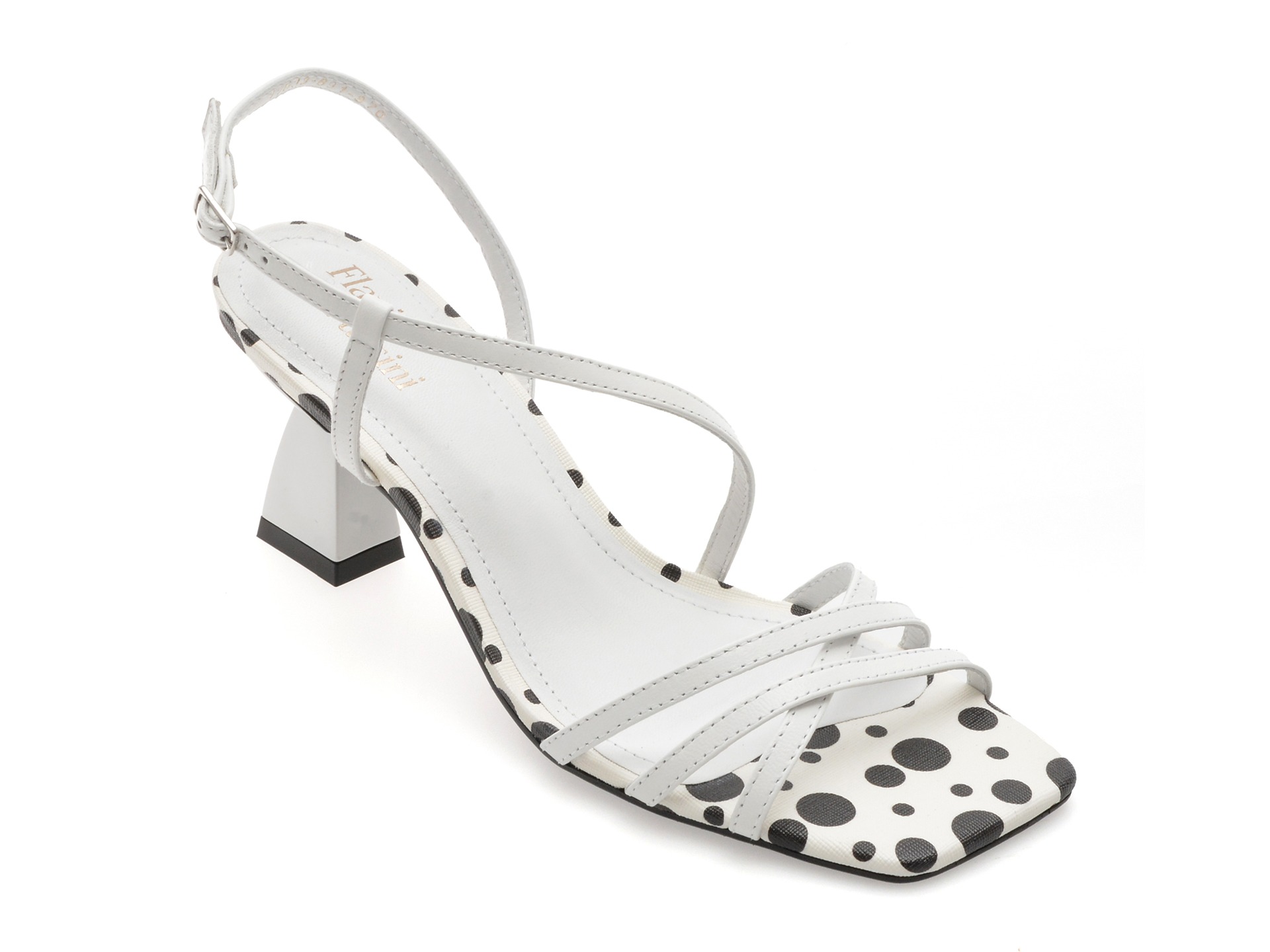 Sandale elegante FLAVIA PASSINI albe, 1153870, din piele naturala 1 Sandale elegante FLAVIA PASSINI albe