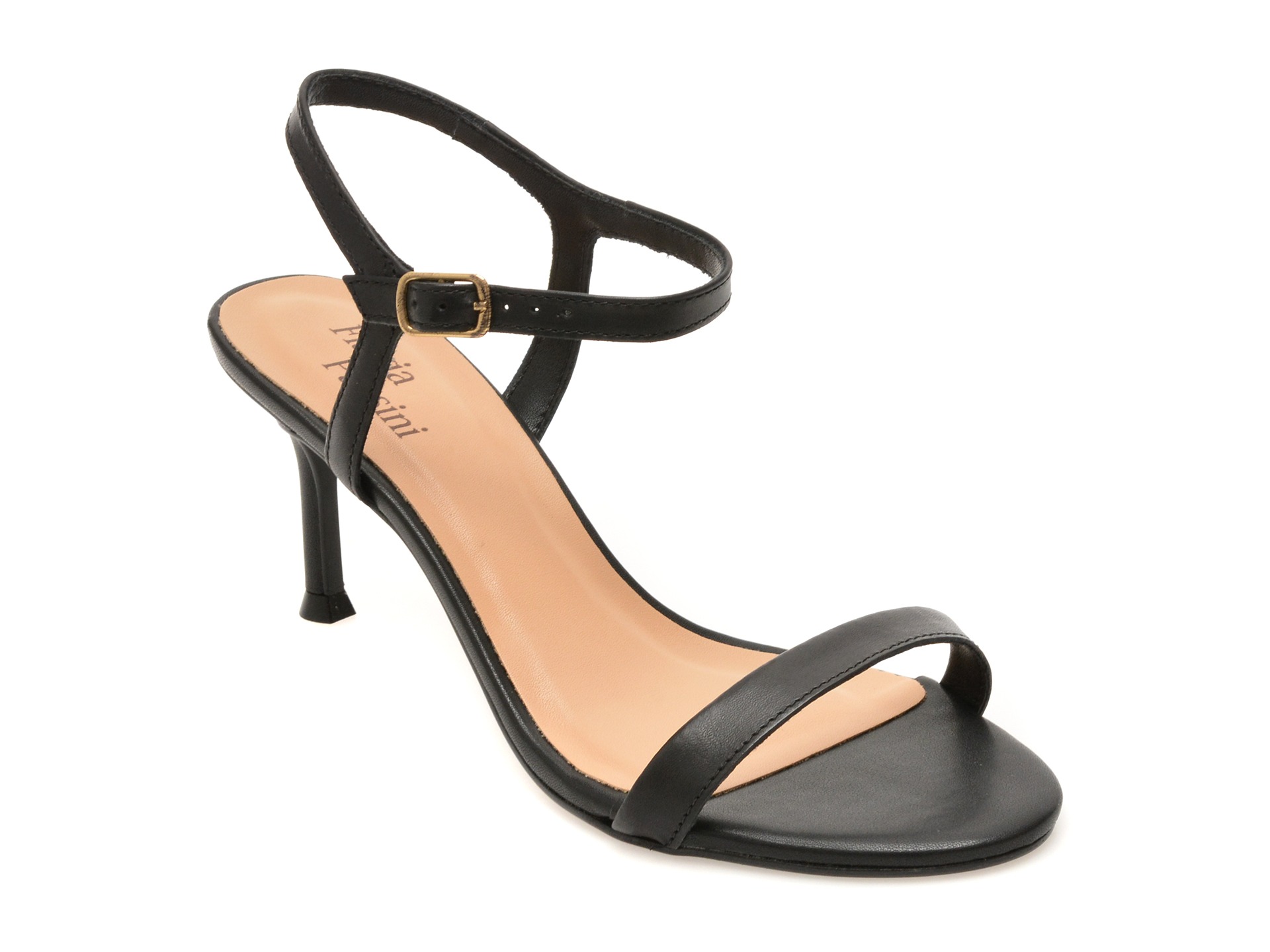 Sandale elegante FLAVIA PASSINI negre, 373402, din piele naturala 1 Sandale elegante FLAVIA PASSINI negre