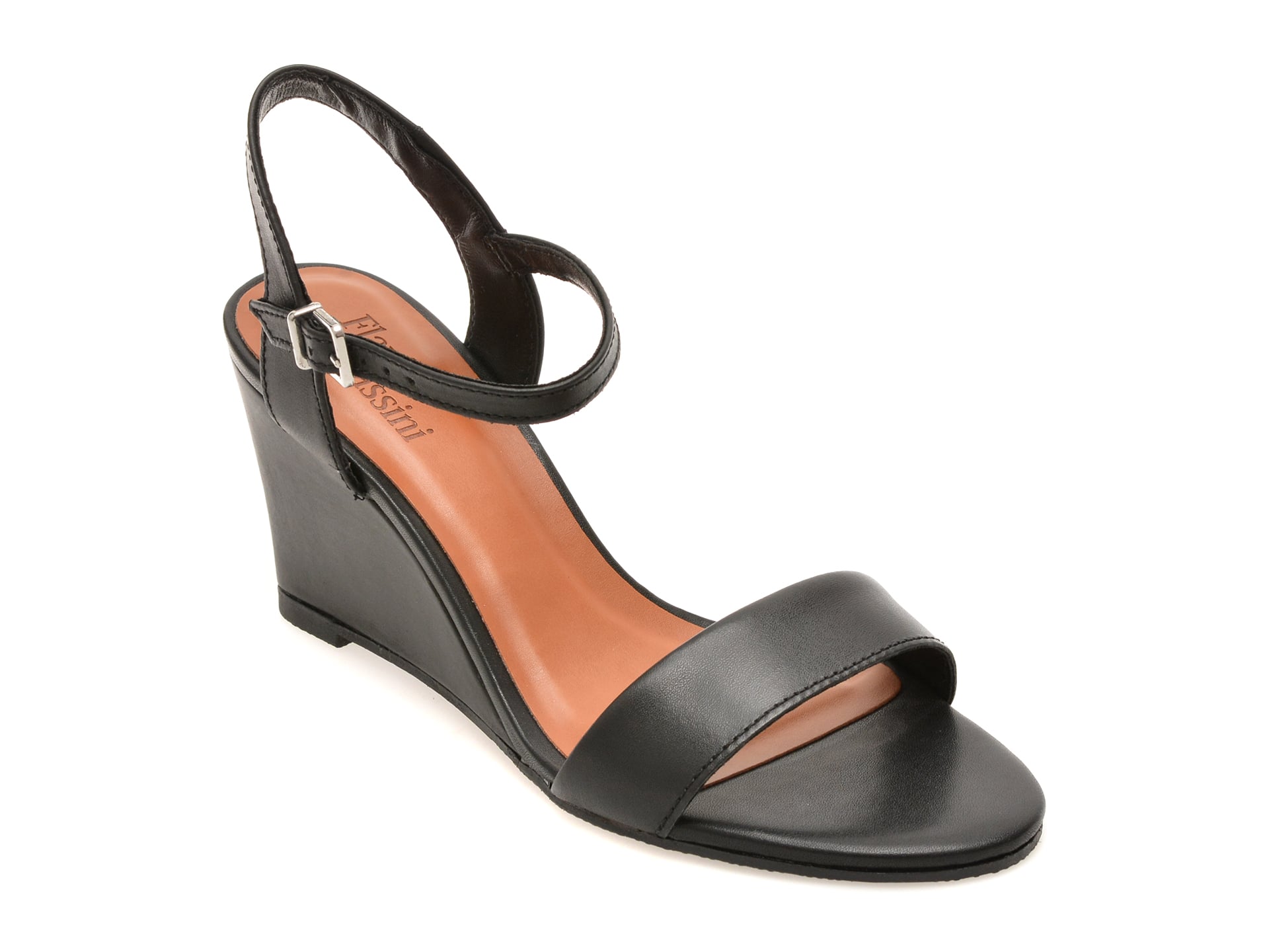 Sandale elegante FLAVIA PASSINI negre, 375021, din piele naturala 1 Sandale elegante FLAVIA PASSINI negre