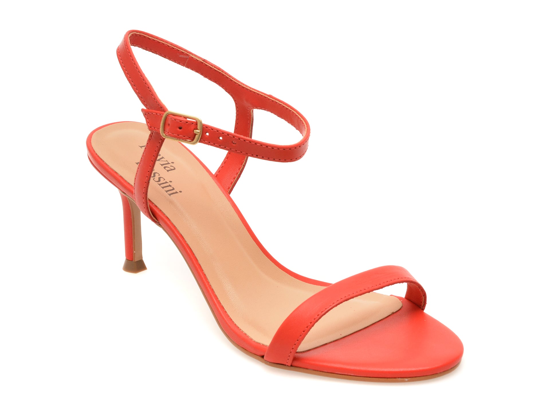 Sandale elegante FLAVIA PASSINI rosii, 373402, din piele naturala 1 Sandale elegante FLAVIA PASSINI rosii