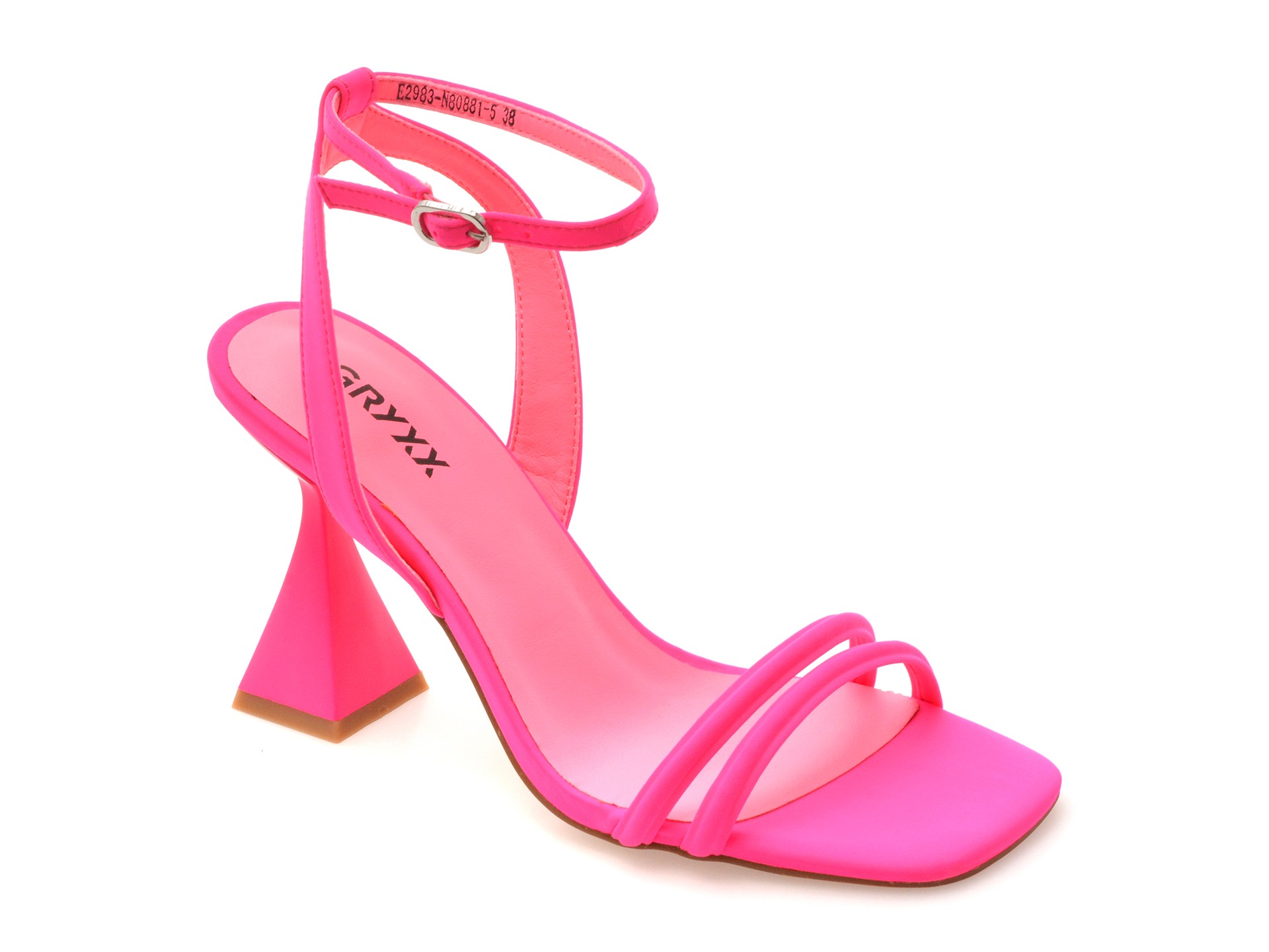 Sandale elegante GRYXX fucsia, 2983, din material textil 1 Sandale elegante GRYXX fucsia