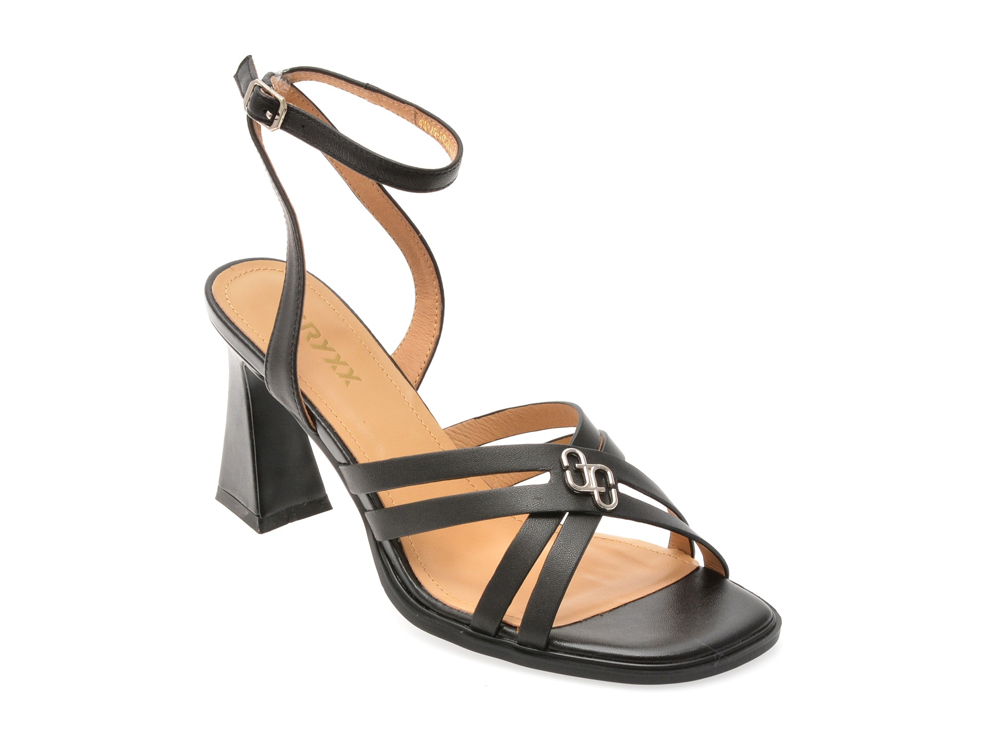 Sandale elegante GRYXX negre, 4H329, din piele naturala 1 Sandale elegante GRYXX negre