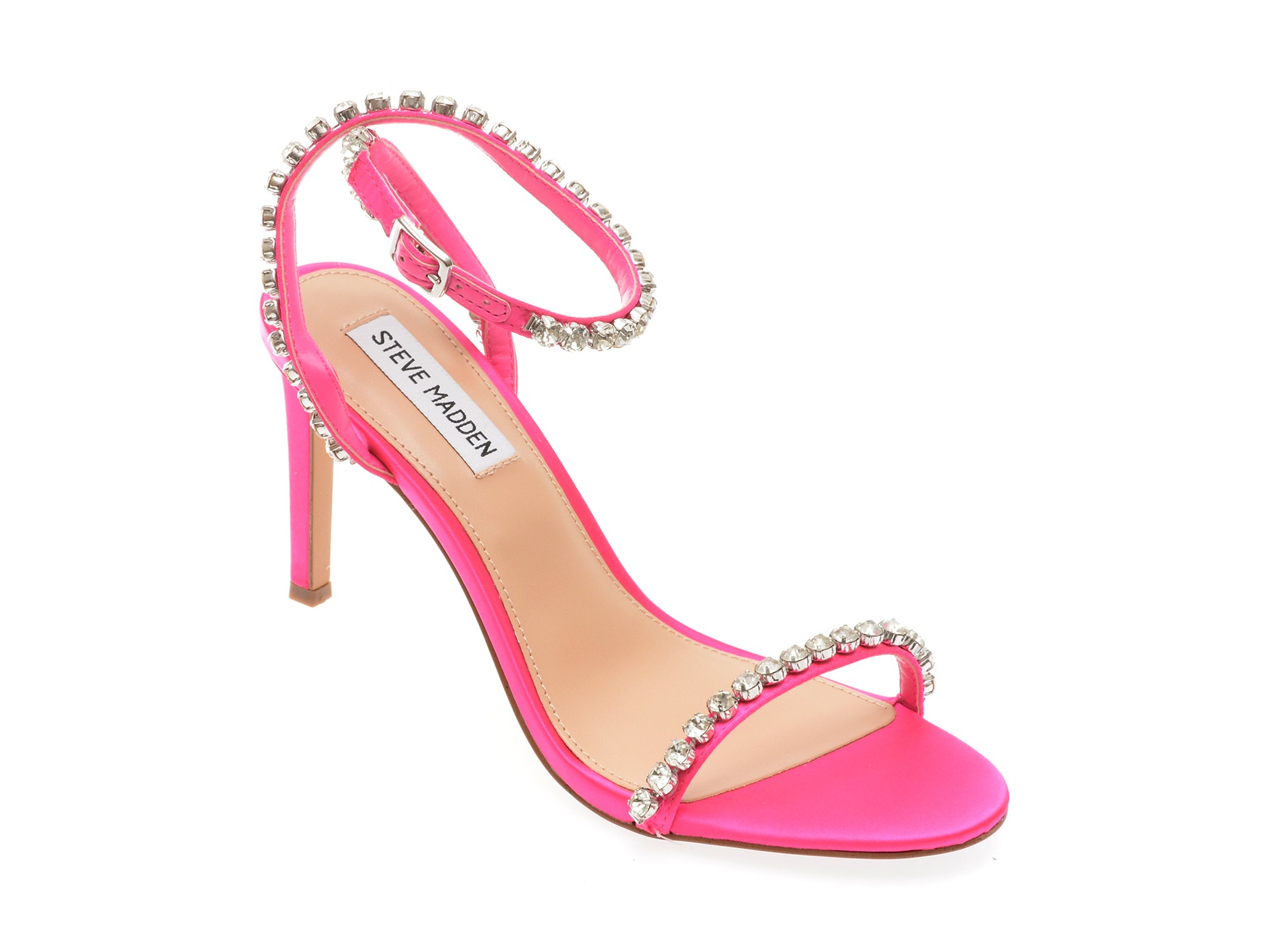 Sandale elegante Steve Madden fucsia, JAZZY, din material textil 2 Sandale elegante Steve Madden fucsia