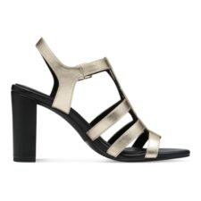 Sandale elegante dama  2-28319-44 - piele ecologica - aurii