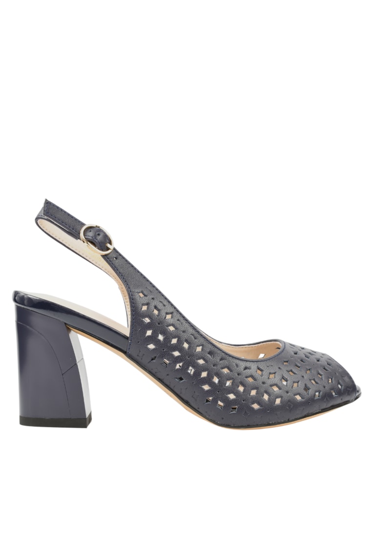 Sandale elegante - dama - JI40057A bleumarin - piele naturala 1 Sandale elegante - dama - JI40057A bleumarin - piele naturala