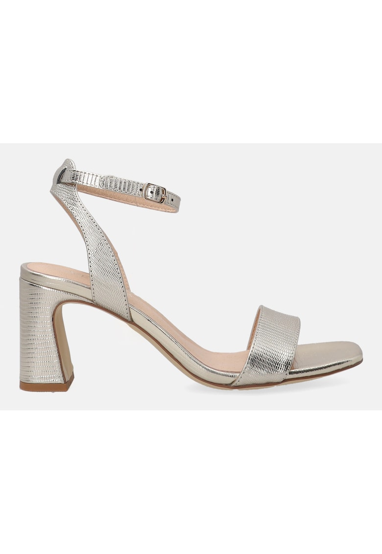 Sandale elegante din piele cu toc inalt 1 Sandale elegante din piele cu toc inalt