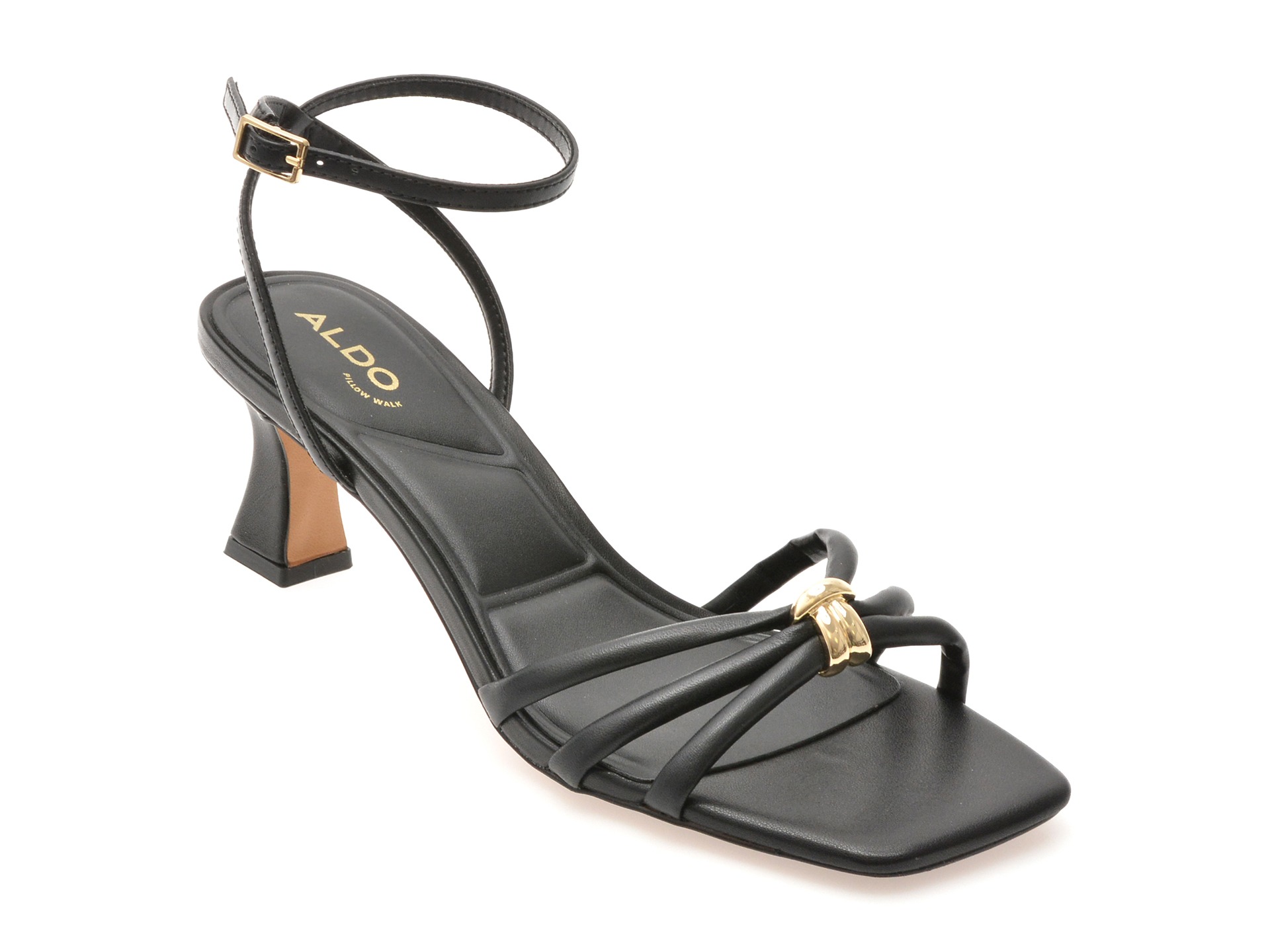 Sandale eleganti ALDO negre, KAILAYA 001, din piele naturala 1 Sandale eleganti ALDO negre