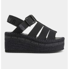 Sandale-espadrile cu catarama