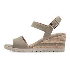 Sandale-espadrile cu segmente din material sintetic