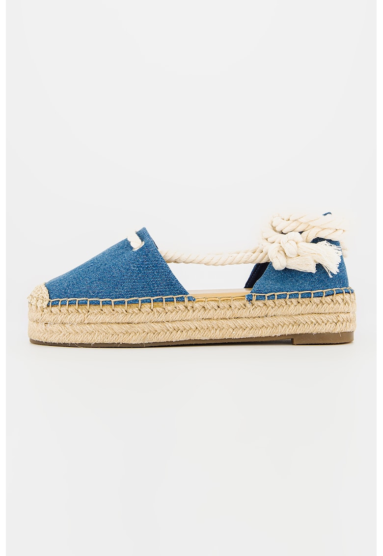 Sandale-espadrile cu talpa flatform Meaks 1 Sandale-espadrile cu talpa flatform Meaks