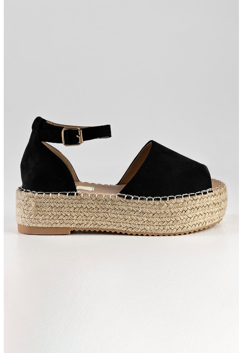 Sandale-espadrile cu talpa flatform 1 Sandale-espadrile cu talpa flatform