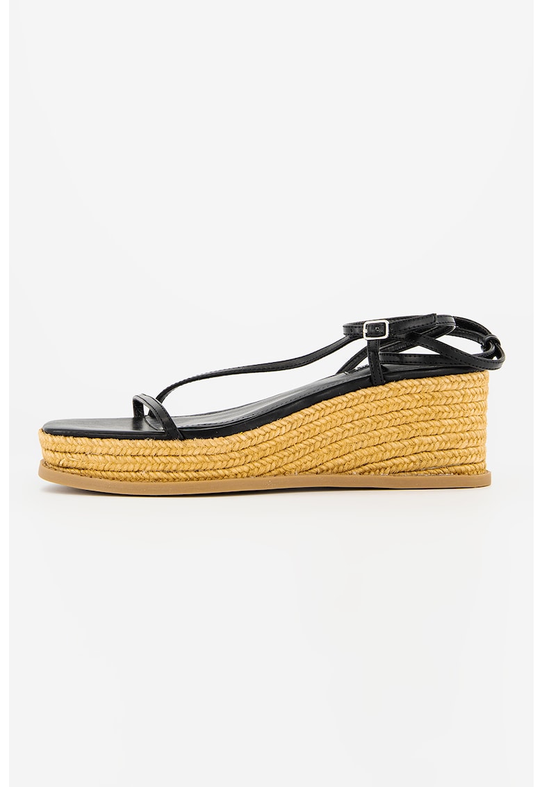 Sandale-espadrile cu talpa wedge Alexx 1 Sandale-espadrile cu talpa wedge Alexx