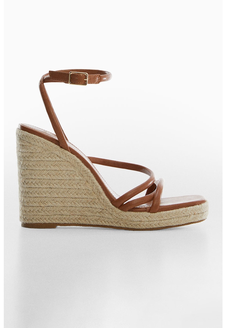 Sandale-espadrile cu talpa wedge Eula 1 Sandale-espadrile cu talpa wedge Eula