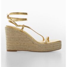 Sandale-espadrile cu talpa wedge Ficus