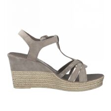 Sandale-espadrile de piele intoarsa si piele ecologica