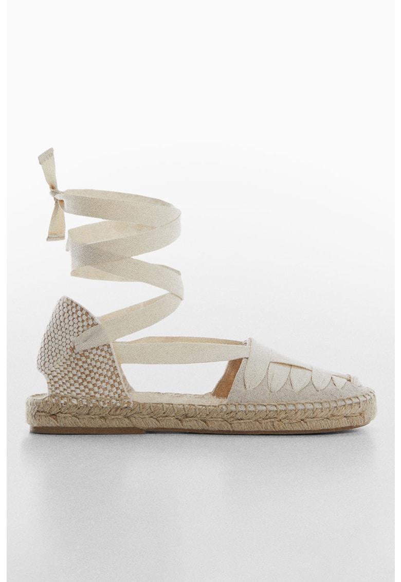 Sandale-espadrile din amestec de in Ari 1 Sandale-espadrile din amestec de in Ari