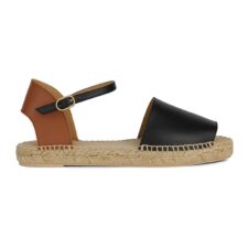 Sandale-espadrile din piele
