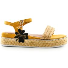 Sandale espadrile din piele intoarsa Maria Kretschmer -