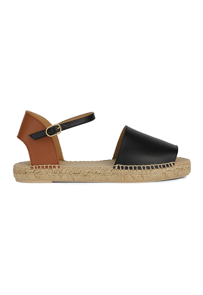Sandale-espadrile din piele 1 Sandale-espadrile din piele