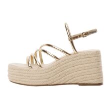 Sandale-espadrile wedge Blanca