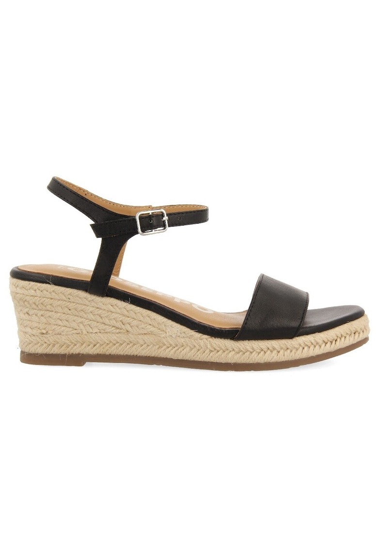Sandale-espadrile wedge de piele 1 Sandale-espadrile wedge de piele