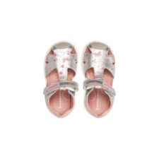 Sandale fete  305252135 - Piele naturala - Argintiu