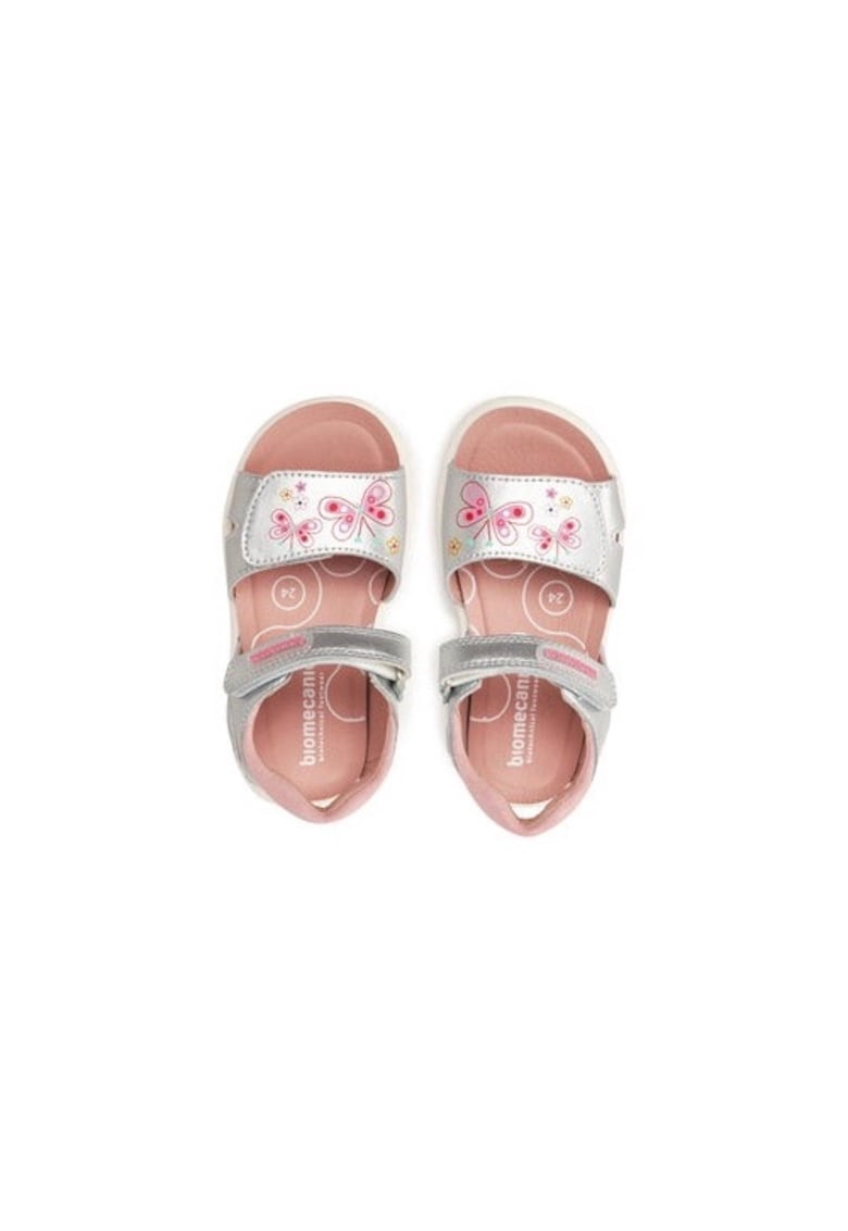 Sandale fete 305252296 - Piele naturala - Argintiu 1 Sandale fete 305252296 - Piele naturala - Argintiu