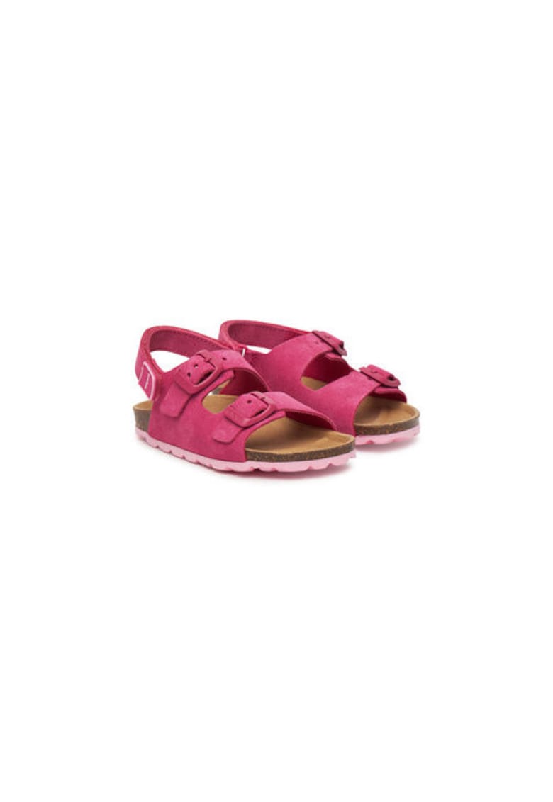 Sandale fete - 43692 - Piele naturala - Roz 1 Sandale fete - 43692 -  Piele naturala - Roz
