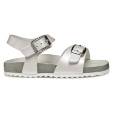 Sandale fete - J558MI-000NF -  Piele ecologica - Alb