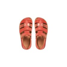 Sandale fete  corai din piele naturala