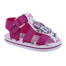 Sandale fisherman cu aplicatie Minnie Mouse