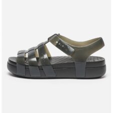 Sandale fisherman cu model uni