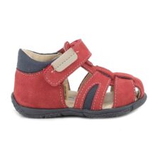 Sandale fisherman de piele cu logo