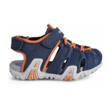 Sandale fisherman de piele ecologica si material textil Kraze