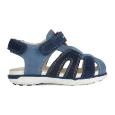 Sandale fisherman de piele si piele intoarsa