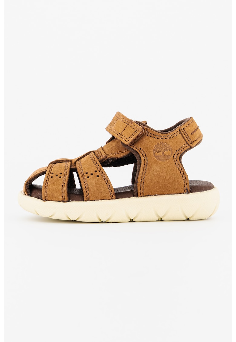 Sandale fisherman din piele cu inchidere velcro 1 Sandale fisherman din piele cu inchidere velcro