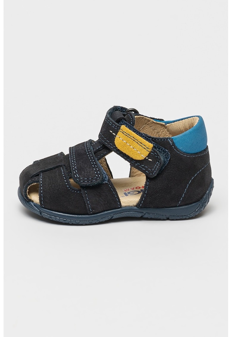 Sandale fisherman din piele intoarsa 1 Sandale fisherman din piele intoarsa