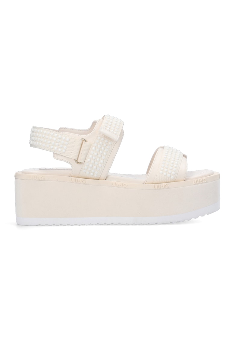 Sandale flatform cu aplicatii cu nituri 1 Sandale flatform cu aplicatii cu nituri