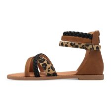 Sandale flatform cu fermoar