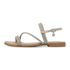 Sandale flatform cu paiete
