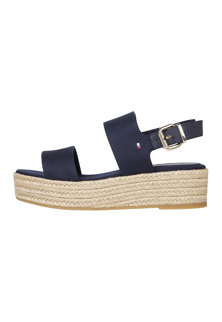Sandale flatform de bumbac 1 Sandale flatform de bumbac