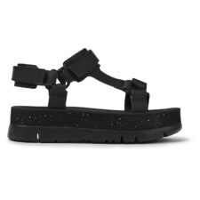 Sandale flatform de piele cu velcro Oruga