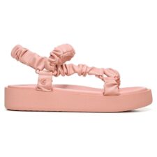 Sandale flatform de piele ecologica Harlene