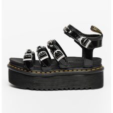 Sandale flatform de piele peliculizata Balire II