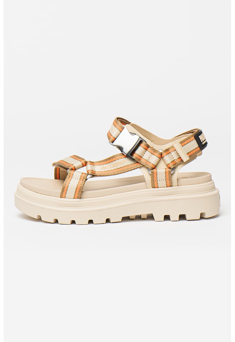 Sandale flatform din material textil 1 Sandale flatform din material textil