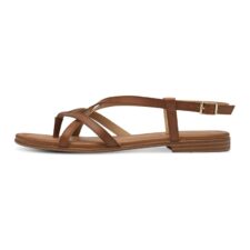 Sandale flatform din piele